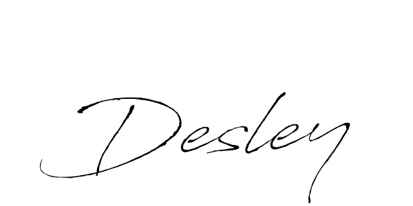 How to make Desley signature? Antro_Vectra is a professional autograph style. Create handwritten signature for Desley name. Desley signature style 6 images and pictures png