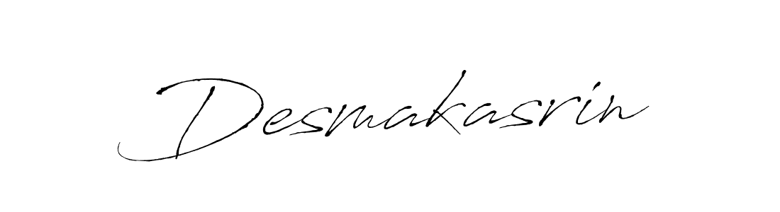 Use a signature maker to create a handwritten signature online. With this signature software, you can design (Antro_Vectra) your own signature for name Desmakasrin. Desmakasrin signature style 6 images and pictures png