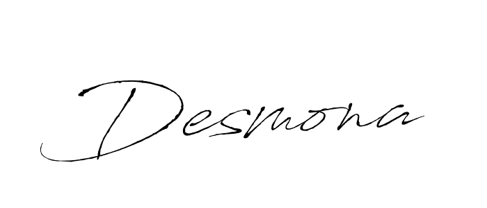 Create a beautiful signature design for name Desmona. With this signature (Antro_Vectra) fonts, you can make a handwritten signature for free. Desmona signature style 6 images and pictures png