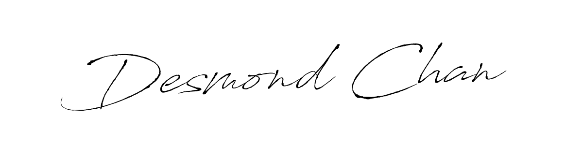 Make a beautiful signature design for name Desmond Chan. Use this online signature maker to create a handwritten signature for free. Desmond Chan signature style 6 images and pictures png