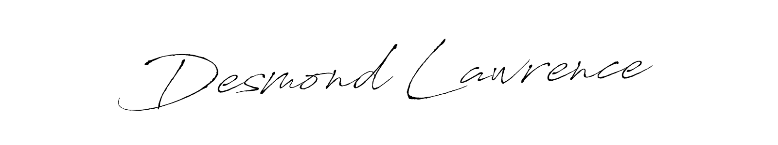 You should practise on your own different ways (Antro_Vectra) to write your name (Desmond Lawrence) in signature. don't let someone else do it for you. Desmond Lawrence signature style 6 images and pictures png