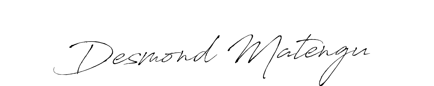 Use a signature maker to create a handwritten signature online. With this signature software, you can design (Antro_Vectra) your own signature for name Desmond Matengu. Desmond Matengu signature style 6 images and pictures png