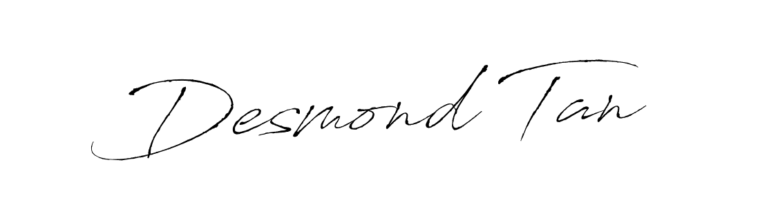 Design your own signature with our free online signature maker. With this signature software, you can create a handwritten (Antro_Vectra) signature for name Desmond Tan. Desmond Tan signature style 6 images and pictures png