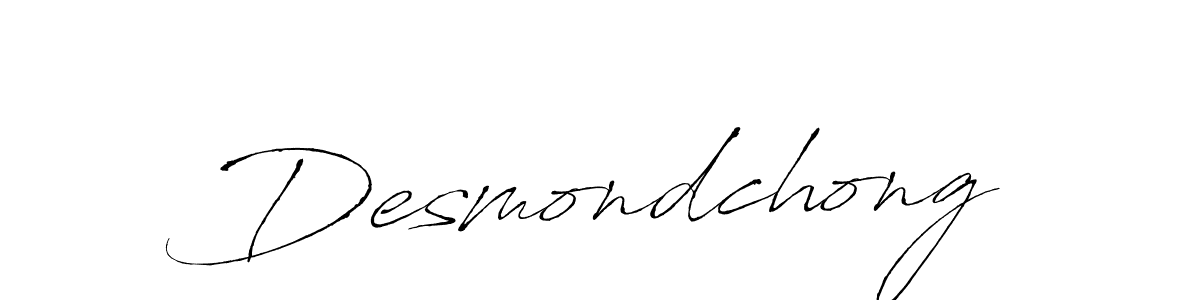 The best way (Antro_Vectra) to make a short signature is to pick only two or three words in your name. The name Desmondchong include a total of six letters. For converting this name. Desmondchong signature style 6 images and pictures png