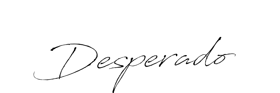 Also we have Desperado name is the best signature style. Create professional handwritten signature collection using Antro_Vectra autograph style. Desperado signature style 6 images and pictures png