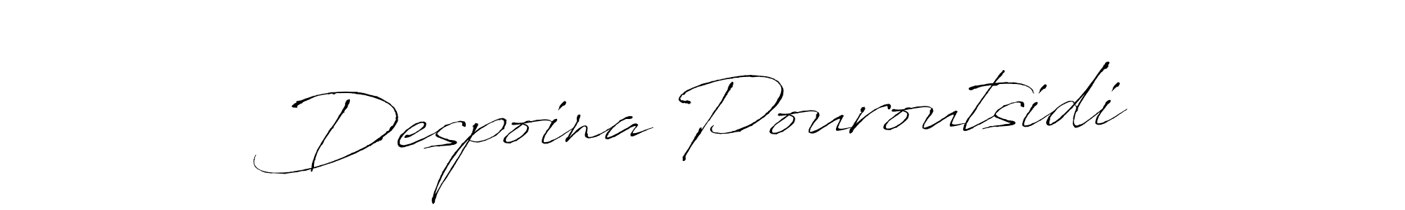 How to make Despoina Pouroutsidi name signature. Use Antro_Vectra style for creating short signs online. This is the latest handwritten sign. Despoina Pouroutsidi signature style 6 images and pictures png