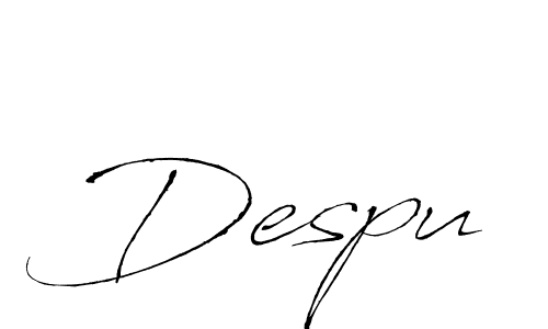 Make a beautiful signature design for name Despu. Use this online signature maker to create a handwritten signature for free. Despu signature style 6 images and pictures png