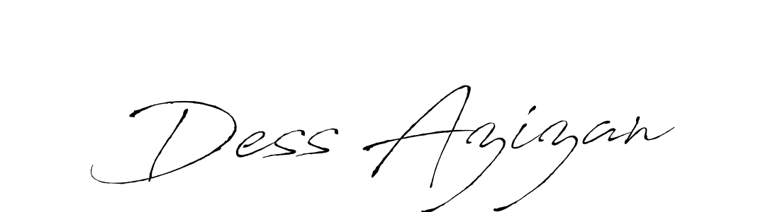 Make a beautiful signature design for name Dess Azizan. Use this online signature maker to create a handwritten signature for free. Dess Azizan signature style 6 images and pictures png