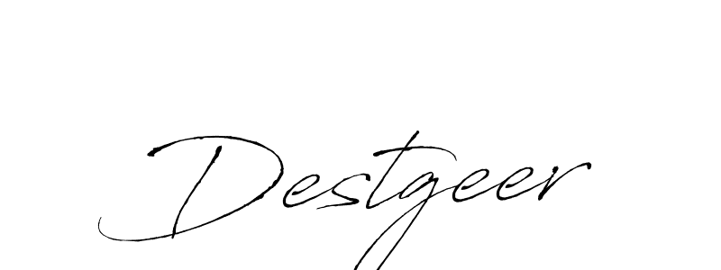 You should practise on your own different ways (Antro_Vectra) to write your name (Destgeer) in signature. don't let someone else do it for you. Destgeer signature style 6 images and pictures png