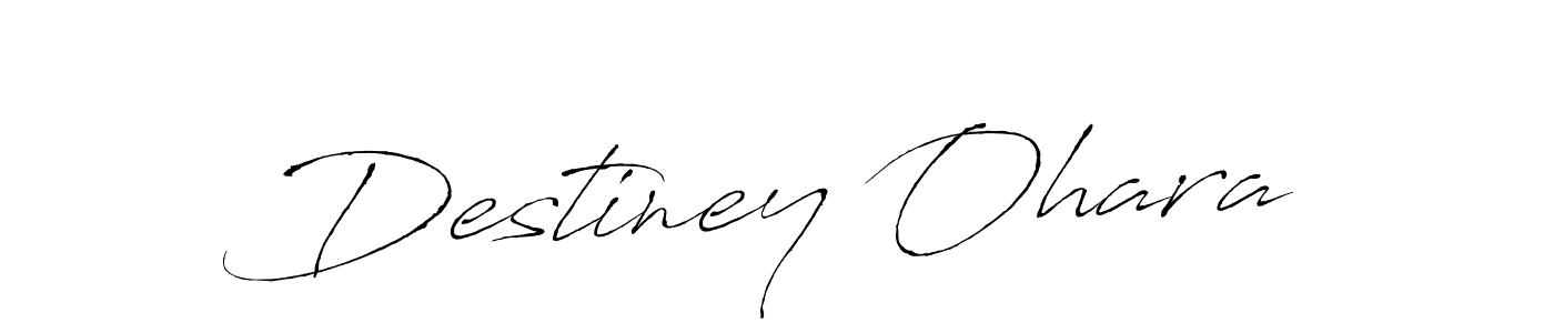 You should practise on your own different ways (Antro_Vectra) to write your name (Destiney Ohara) in signature. don't let someone else do it for you. Destiney Ohara signature style 6 images and pictures png