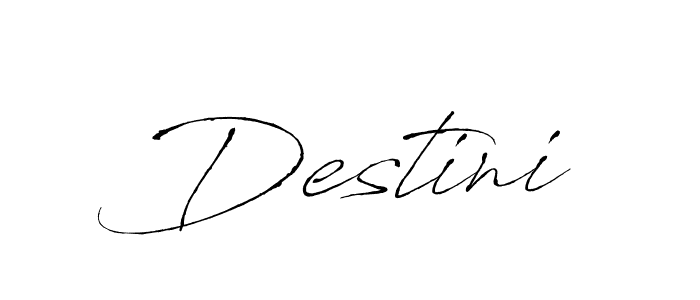 Create a beautiful signature design for name Destini. With this signature (Antro_Vectra) fonts, you can make a handwritten signature for free. Destini signature style 6 images and pictures png