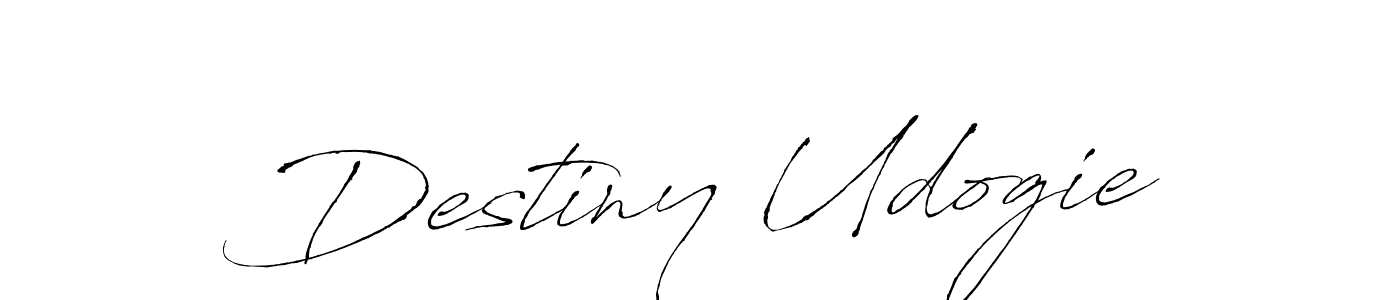 Create a beautiful signature design for name Destiny Udogie. With this signature (Antro_Vectra) fonts, you can make a handwritten signature for free. Destiny Udogie signature style 6 images and pictures png
