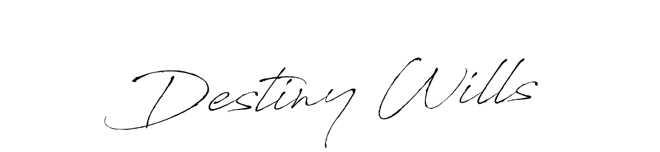 How to make Destiny Wills signature? Antro_Vectra is a professional autograph style. Create handwritten signature for Destiny Wills name. Destiny Wills signature style 6 images and pictures png