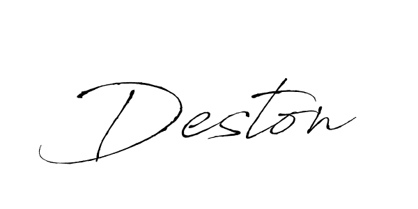 Once you've used our free online signature maker to create your best signature Antro_Vectra style, it's time to enjoy all of the benefits that Deston name signing documents. Deston signature style 6 images and pictures png