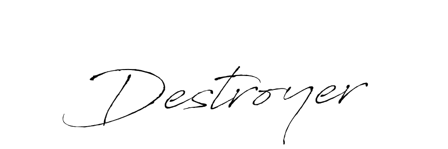 Make a beautiful signature design for name Destroyer. Use this online signature maker to create a handwritten signature for free. Destroyer signature style 6 images and pictures png