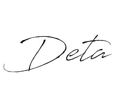 Once you've used our free online signature maker to create your best signature Antro_Vectra style, it's time to enjoy all of the benefits that Deta name signing documents. Deta signature style 6 images and pictures png