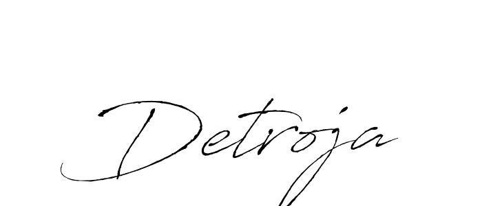 You should practise on your own different ways (Antro_Vectra) to write your name (Detroja) in signature. don't let someone else do it for you. Detroja signature style 6 images and pictures png