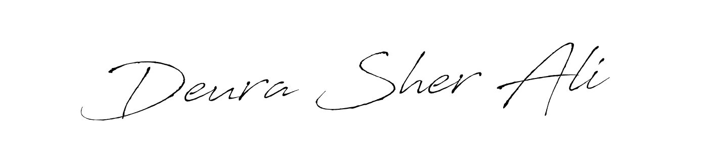 Deura Sher Ali stylish signature style. Best Handwritten Sign (Antro_Vectra) for my name. Handwritten Signature Collection Ideas for my name Deura Sher Ali. Deura Sher Ali signature style 6 images and pictures png
