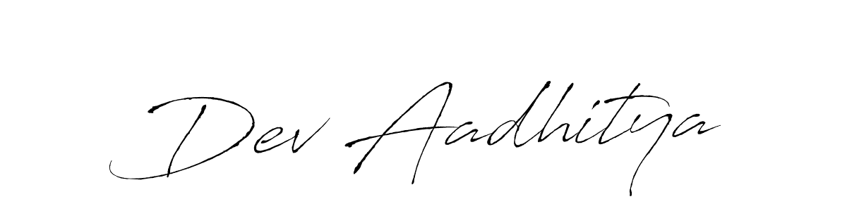 Also we have Dev Aadhitya name is the best signature style. Create professional handwritten signature collection using Antro_Vectra autograph style. Dev Aadhitya signature style 6 images and pictures png