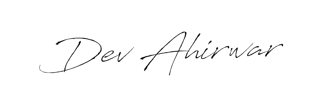 Once you've used our free online signature maker to create your best signature Antro_Vectra style, it's time to enjoy all of the benefits that Dev Ahirwar name signing documents. Dev Ahirwar signature style 6 images and pictures png