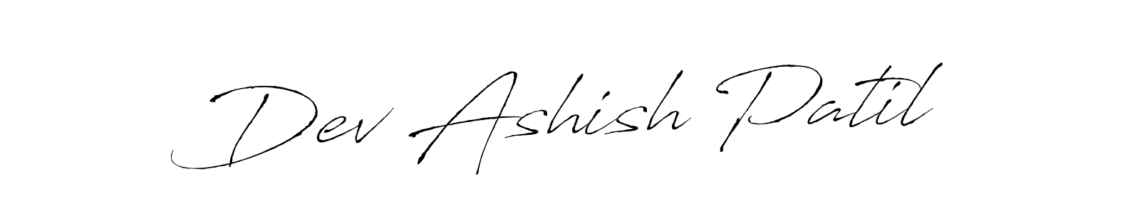 The best way (Antro_Vectra) to make a short signature is to pick only two or three words in your name. The name Dev Ashish Patil include a total of six letters. For converting this name. Dev Ashish Patil signature style 6 images and pictures png