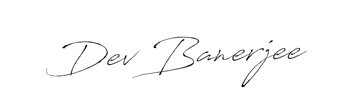 if you are searching for the best signature style for your name Dev Banerjee. so please give up your signature search. here we have designed multiple signature styles  using Antro_Vectra. Dev Banerjee signature style 6 images and pictures png