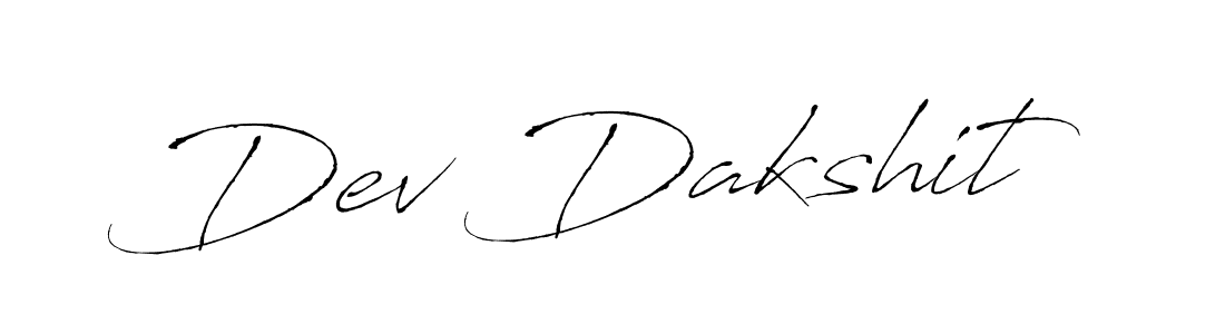 How to make Dev Dakshit name signature. Use Antro_Vectra style for creating short signs online. This is the latest handwritten sign. Dev Dakshit signature style 6 images and pictures png