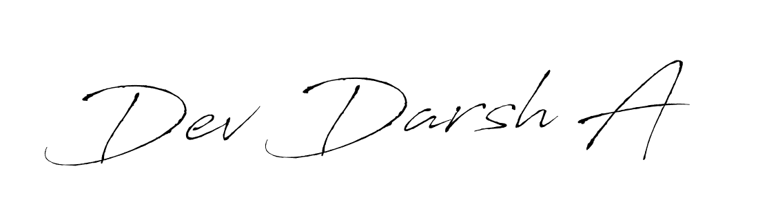 if you are searching for the best signature style for your name Dev Darsh A. so please give up your signature search. here we have designed multiple signature styles  using Antro_Vectra. Dev Darsh A signature style 6 images and pictures png
