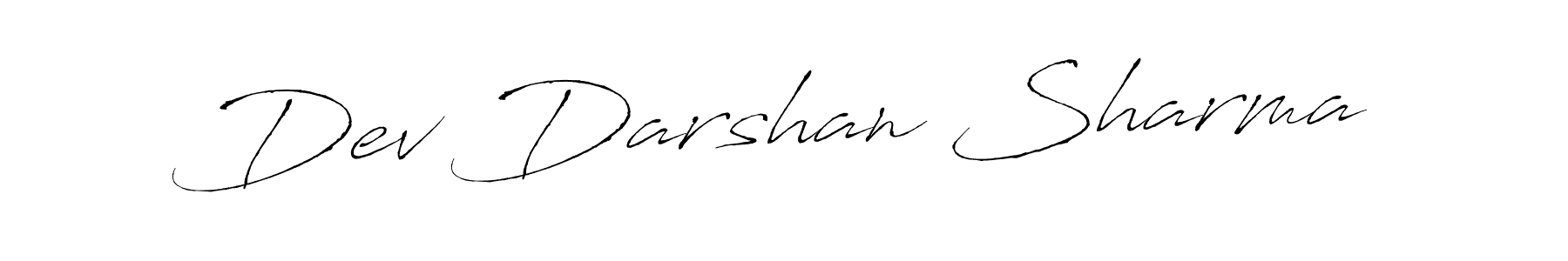 Create a beautiful signature design for name Dev Darshan Sharma. With this signature (Antro_Vectra) fonts, you can make a handwritten signature for free. Dev Darshan Sharma signature style 6 images and pictures png