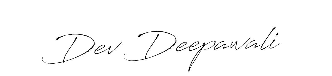 Use a signature maker to create a handwritten signature online. With this signature software, you can design (Antro_Vectra) your own signature for name Dev Deepawali. Dev Deepawali signature style 6 images and pictures png