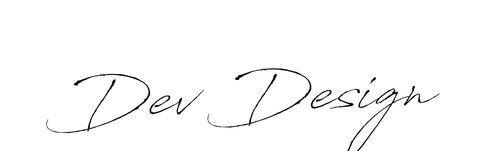 Antro_Vectra is a professional signature style that is perfect for those who want to add a touch of class to their signature. It is also a great choice for those who want to make their signature more unique. Get Dev Design name to fancy signature for free. Dev Design signature style 6 images and pictures png