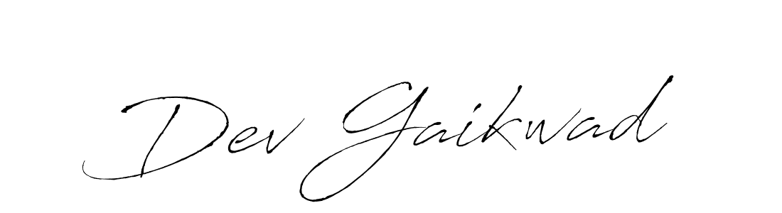 Make a short Dev Gaikwad signature style. Manage your documents anywhere anytime using Antro_Vectra. Create and add eSignatures, submit forms, share and send files easily. Dev Gaikwad signature style 6 images and pictures png