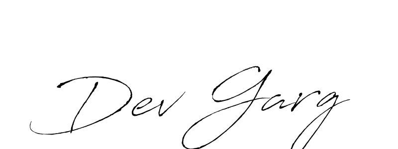 Also we have Dev Garg name is the best signature style. Create professional handwritten signature collection using Antro_Vectra autograph style. Dev Garg signature style 6 images and pictures png