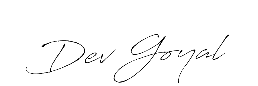 Make a beautiful signature design for name Dev Goyal. Use this online signature maker to create a handwritten signature for free. Dev Goyal signature style 6 images and pictures png