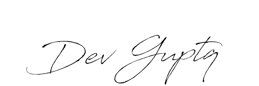 It looks lik you need a new signature style for name Dev Guptq. Design unique handwritten (Antro_Vectra) signature with our free signature maker in just a few clicks. Dev Guptq signature style 6 images and pictures png