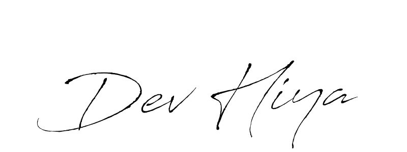 It looks lik you need a new signature style for name Dev Hiya. Design unique handwritten (Antro_Vectra) signature with our free signature maker in just a few clicks. Dev Hiya signature style 6 images and pictures png