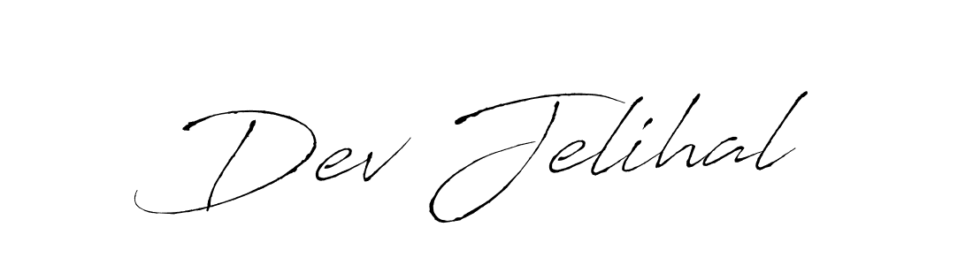 Make a beautiful signature design for name Dev Jelihal. With this signature (Antro_Vectra) style, you can create a handwritten signature for free. Dev Jelihal signature style 6 images and pictures png