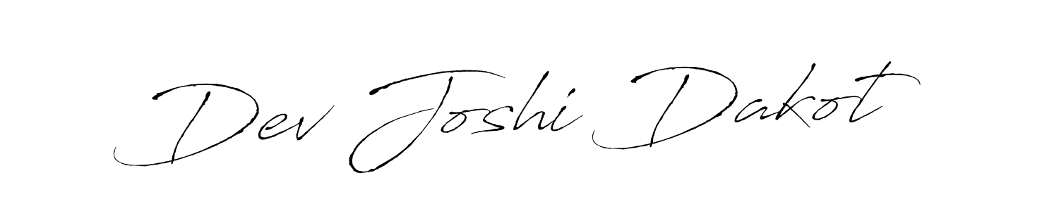 Make a beautiful signature design for name Dev Joshi Dakot. Use this online signature maker to create a handwritten signature for free. Dev Joshi Dakot signature style 6 images and pictures png