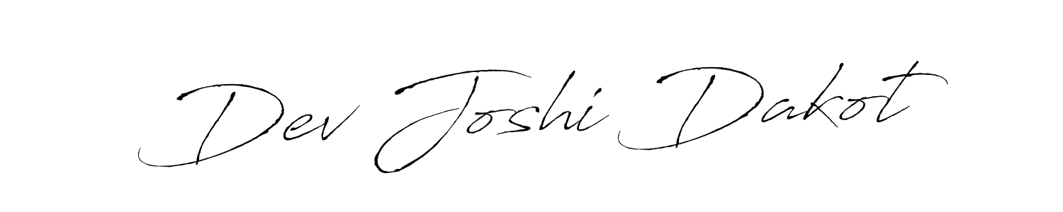Once you've used our free online signature maker to create your best signature Antro_Vectra style, it's time to enjoy all of the benefits that Dev Joshi Dakot name signing documents. Dev Joshi Dakot signature style 6 images and pictures png