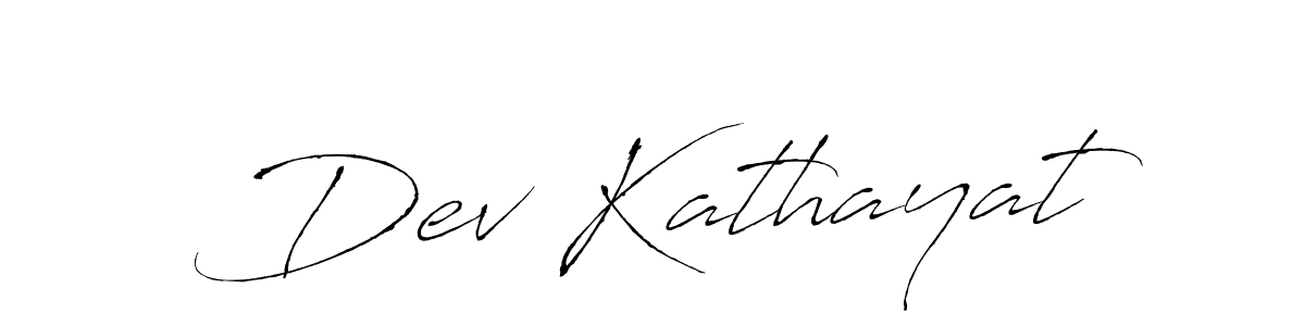 Also we have Dev Kathayat name is the best signature style. Create professional handwritten signature collection using Antro_Vectra autograph style. Dev Kathayat signature style 6 images and pictures png