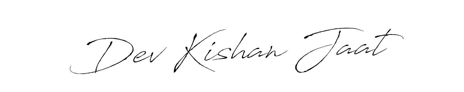 Design your own signature with our free online signature maker. With this signature software, you can create a handwritten (Antro_Vectra) signature for name Dev Kishan Jaat. Dev Kishan Jaat signature style 6 images and pictures png