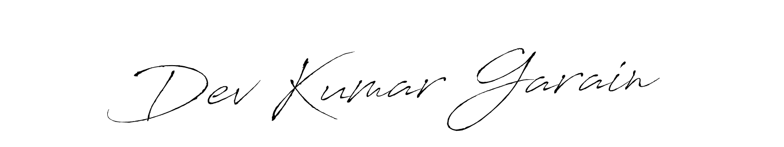 Make a beautiful signature design for name Dev Kumar Garain. With this signature (Antro_Vectra) style, you can create a handwritten signature for free. Dev Kumar Garain signature style 6 images and pictures png