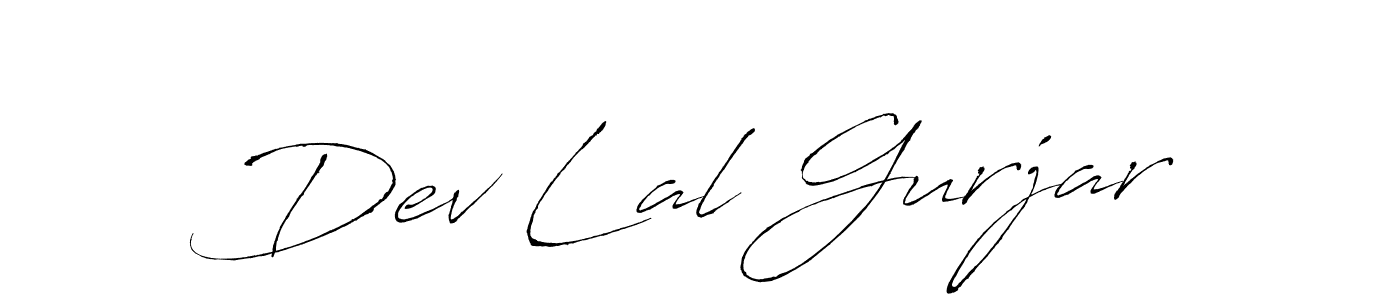 Also we have Dev Lal Gurjar name is the best signature style. Create professional handwritten signature collection using Antro_Vectra autograph style. Dev Lal Gurjar signature style 6 images and pictures png