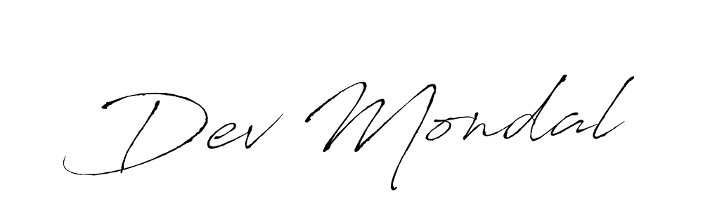 How to make Dev Mondal signature? Antro_Vectra is a professional autograph style. Create handwritten signature for Dev Mondal name. Dev Mondal signature style 6 images and pictures png