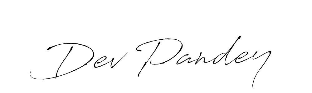 You should practise on your own different ways (Antro_Vectra) to write your name (Dev Pandey) in signature. don't let someone else do it for you. Dev Pandey signature style 6 images and pictures png