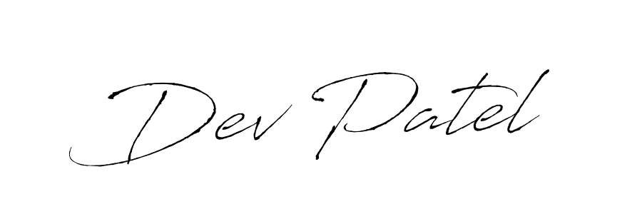 How to Draw Dev Patel signature style? Antro_Vectra is a latest design signature styles for name Dev Patel. Dev Patel signature style 6 images and pictures png