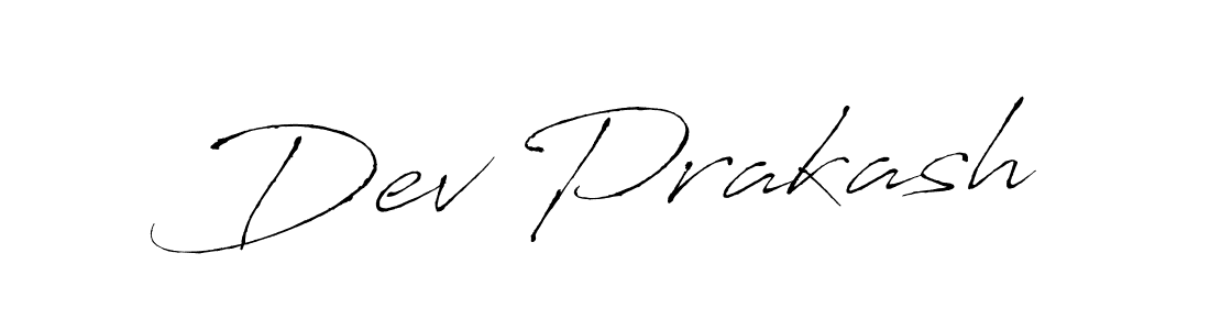 Create a beautiful signature design for name Dev Prakash. With this signature (Antro_Vectra) fonts, you can make a handwritten signature for free. Dev Prakash signature style 6 images and pictures png