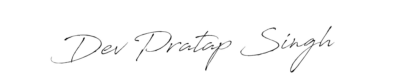 Design your own signature with our free online signature maker. With this signature software, you can create a handwritten (Antro_Vectra) signature for name Dev Pratap Singh. Dev Pratap Singh signature style 6 images and pictures png