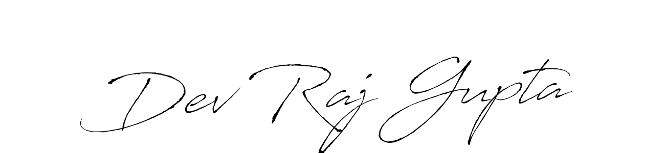 Antro_Vectra is a professional signature style that is perfect for those who want to add a touch of class to their signature. It is also a great choice for those who want to make their signature more unique. Get Dev Raj Gupta name to fancy signature for free. Dev Raj Gupta signature style 6 images and pictures png
