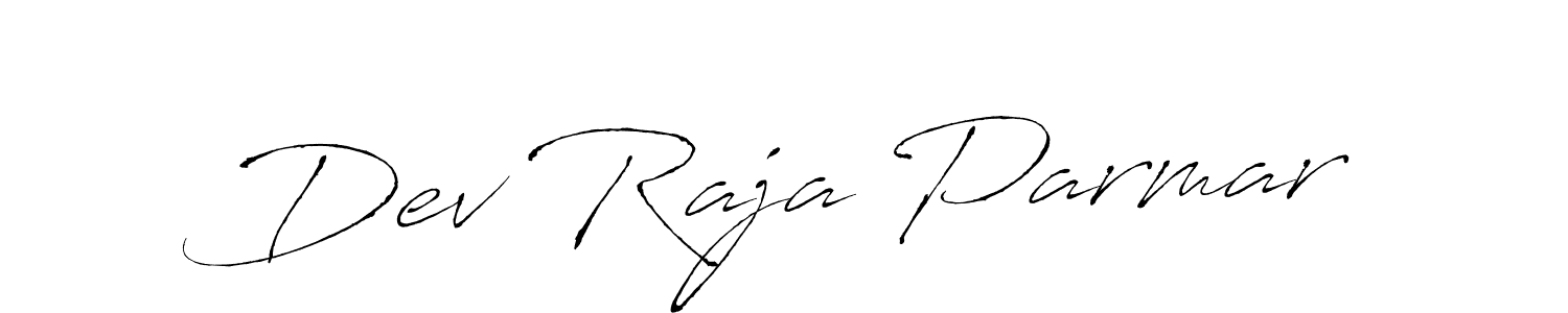 The best way (Antro_Vectra) to make a short signature is to pick only two or three words in your name. The name Dev Raja Parmar include a total of six letters. For converting this name. Dev Raja Parmar signature style 6 images and pictures png